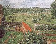 Camille Pissarro scenery out the window Spain oil painting artist